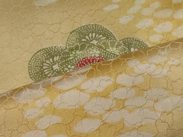 平和屋着物■上質な小紋 舞花文 暈し染め 正絹 逸品 CABI1902oy