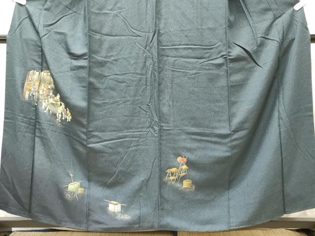 平和屋着物■訪問着 人物文 暈し染め 金彩 正絹 逸品 CABI1918oy