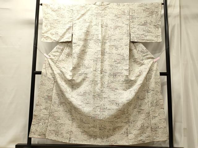 平和屋着物■上質な小紋 風景文 正絹 逸品 CABI1940oy
