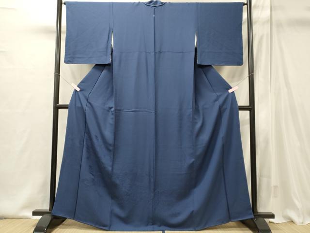 平和屋着物■豪華色留袖 風景地紋 瑠璃紺色 正絹 逸品 CABI1949oy