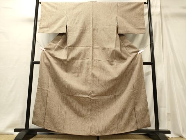 平和屋着物■上質な小紋 縞 正絹 逸品 CABI1959oy