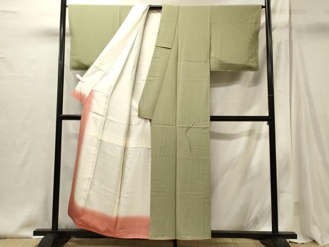 平和屋着物■上質な小紋 霞文 正絹 逸品 未使用 CABI1980oy