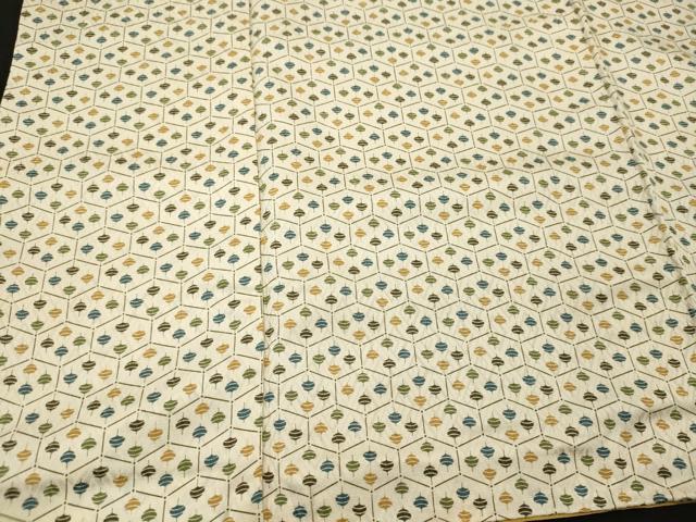 平和屋着物■上質な小紋 こま 正絹 逸品 CABI1991oy