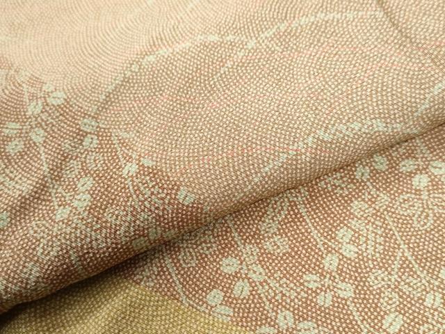 平和屋着物●訪問着 宝尽くし草花文 正絹 逸品 CABI2034yc