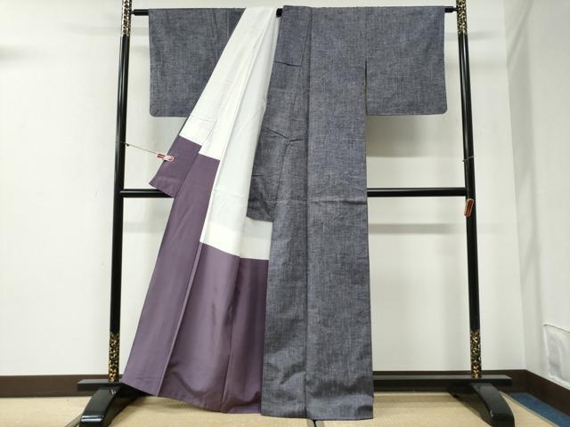 平和屋着物●上質な紬 霞文 正絹 逸品 未使用 CABI2049yc