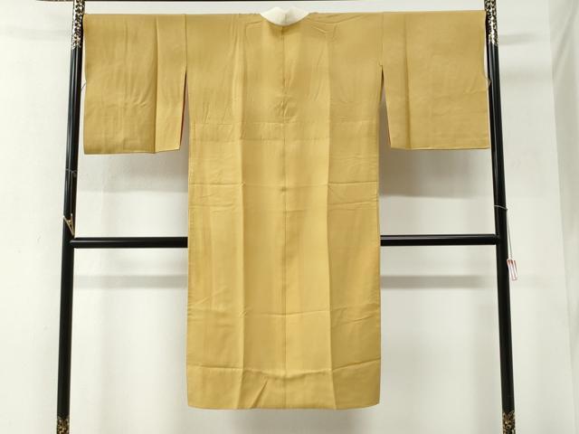 平和屋着物●長襦袢 無双仕立て 色無地 玉蜀黍色 やまと誂製 正絹 逸品 CABI2067yc