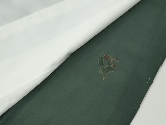 平和屋着物●色留訪問着 御所車人物風景文 暈し染め 銀彩 ロング丈 正絹 逸品 未使用 CABI2093yc