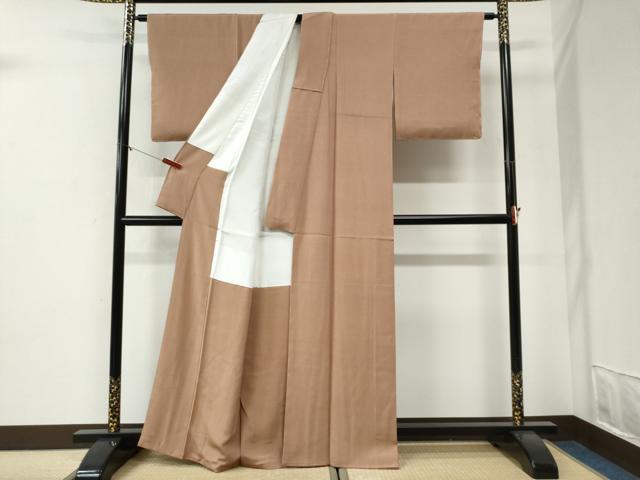 平和屋着物●江戸小紋 作家物 草木染 鮫小紋柄 正絹 逸品 未使用 CABI2094yc