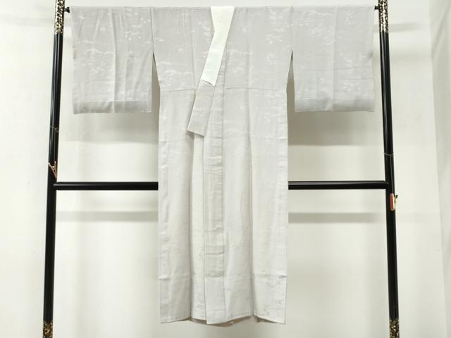平和屋着物●長襦袢 無双仕立て 流水草花地紋 紫水晶色 正絹 逸品 CABI2115yc