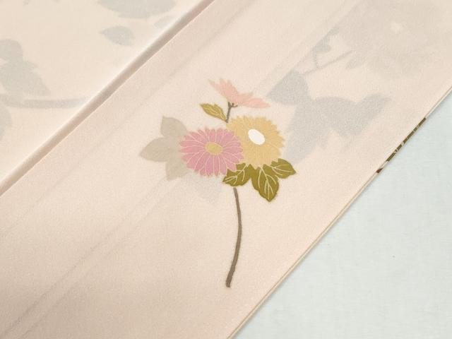 平和屋着物●訪問着 友禅 作家物 枝花文 暈し染め 正絹 逸品 CABI2122yc