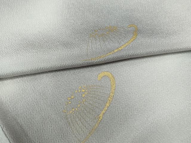 平和屋着物●訪問着 舞花文 暈し染め 金彩 鬼しぼ縮緬 正絹 逸品 未使用 CABI2128yc