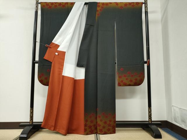 平和屋着物●豪華振袖 舞桜文 正絹 逸品 CABI2131yc