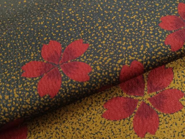 平和屋着物●豪華振袖 舞桜文 正絹 逸品 CABI2131yc