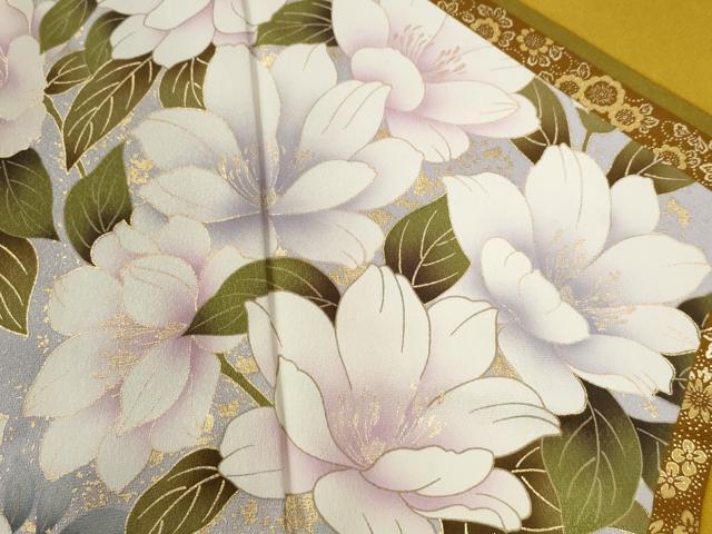 平和屋着物●豪華振袖 草花文 金彩 正絹 逸品 CABI2134yc