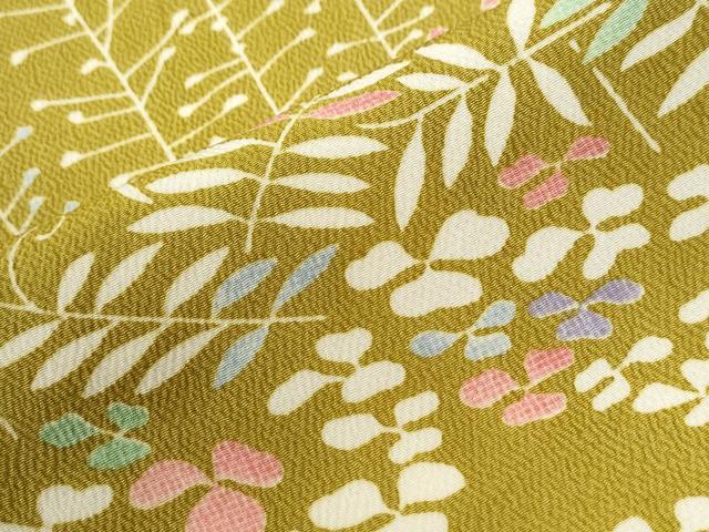 平和屋着物●訪問着 草花文 正絹 逸品 CABI2139yc