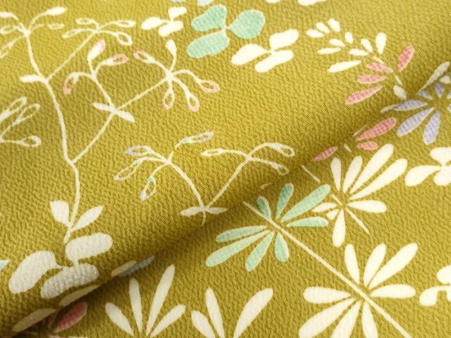 平和屋着物●訪問着 草花文 正絹 逸品 CABI2139yc
