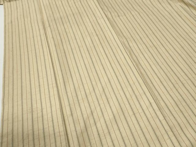 平和屋着物●上質な紬 間道 正絹 逸品 CABI2142yc