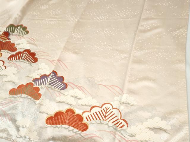 平和屋着物●訪問着 浜松文 銀彩 正絹 逸品 CABI2149yc