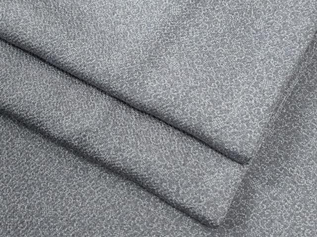 平和屋着物●江戸小紋 唐草文 鬼しぼ縮緬 正絹 逸品 CABI2152yc