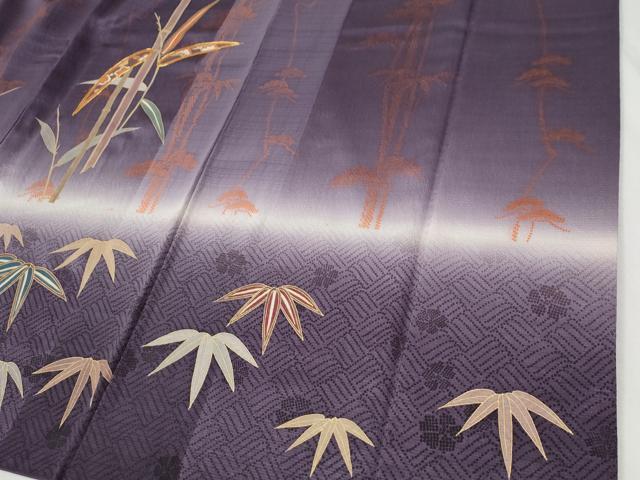 平和屋着物●訪問着 駒刺繍 松竹梅 暈し染め 金彩 鈴乃屋扱い 正絹 逸品 CABI2165yc