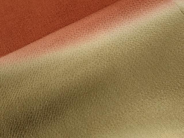 平和屋着物●訪問着 霞枝花文 暈し染め 鬼しぼ縮緬 正絹 逸品 CABI2185yc