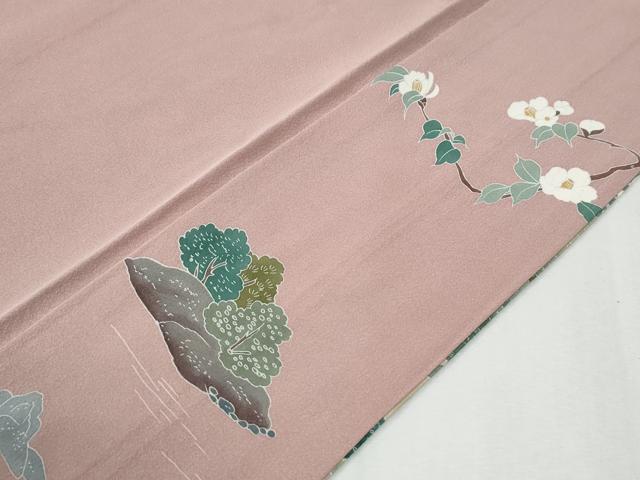 平和屋着物●訪問着 友禅 作家物 庭園風景文 暈し染め 正絹 逸品 CABI2188yc