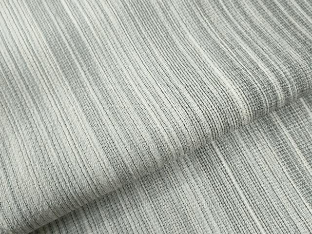 平和屋着物●本塩沢 縞 正絹 逸品 CABI2203yc
