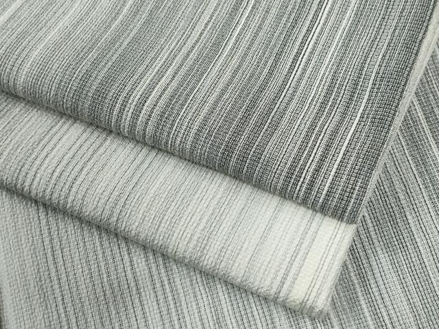 平和屋着物●本塩沢 縞 正絹 逸品 CABI2203yc
