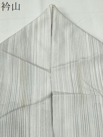 平和屋着物●本塩沢 縞 正絹 逸品 CABI2203yc