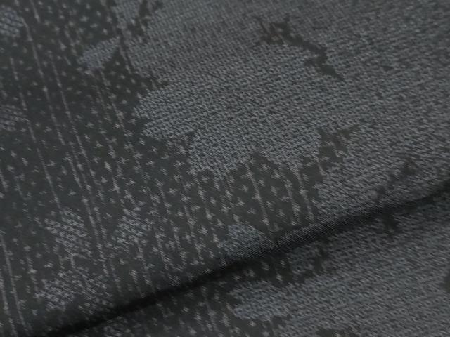 平和屋着物●玉糸紬 舞桜シルエット 証紙付き 正絹 逸品 未使用 CABI2216yc