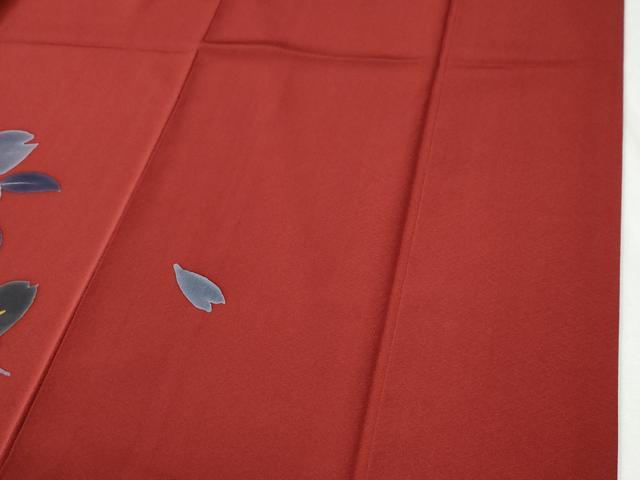 平和屋着物●豪華振袖 舞桜文 正絹 逸品 CABI2237yc