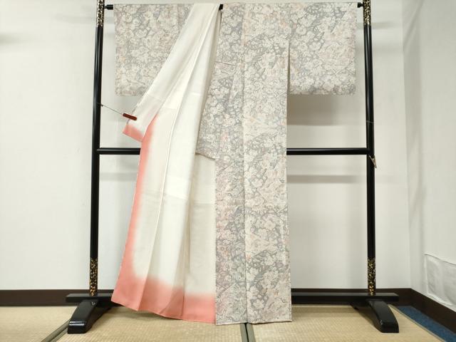 平和屋着物●上質な小紋 総絞り 辻が花 正絹 逸品 未使用 CABI2257yc