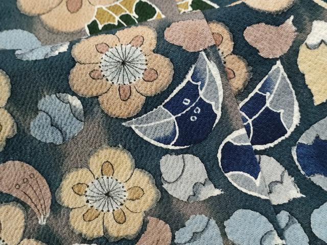 平和屋着物●豪華色留袖 辻が花 金彩 鬼しぼ縮緬 正絹 逸品 CABI2266yc