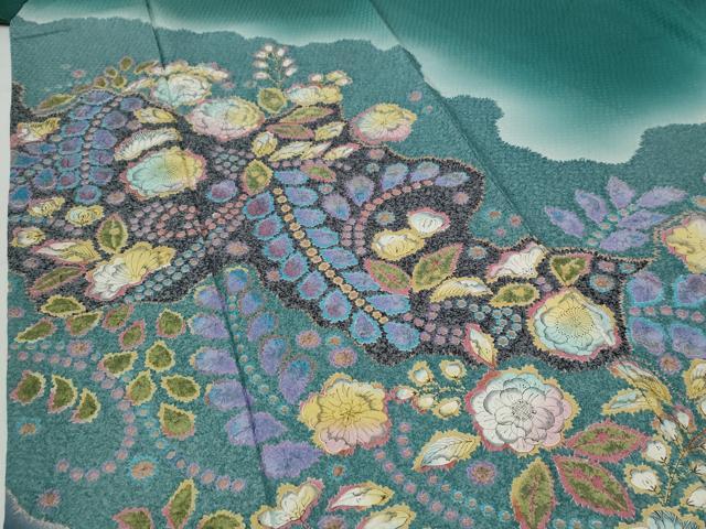 平和屋着物●豪華振袖 辻が花 暈し染め 正絹 逸品 CABI2275yc