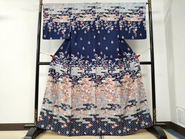 平和屋着物●訪問着 辻が花 金彩 正絹 逸品 未使用 CABI2280yc