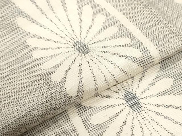 平和屋着物●上質な紬 菊 正絹 逸品 CABI2281yc