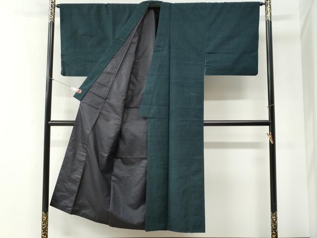 平和屋着物●男性 紬 色無地 褐返色 正絹 逸品 CABI2296yc