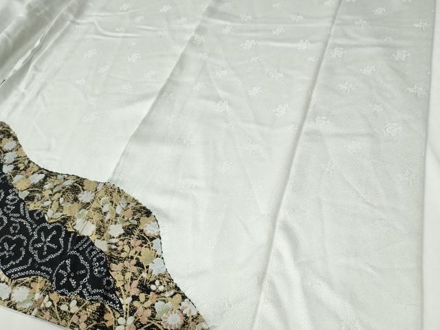 平和屋着物●訪問着 絞り 刺繍 道長吉祥草花文 金彩 正絹 逸品 CABI2308yc