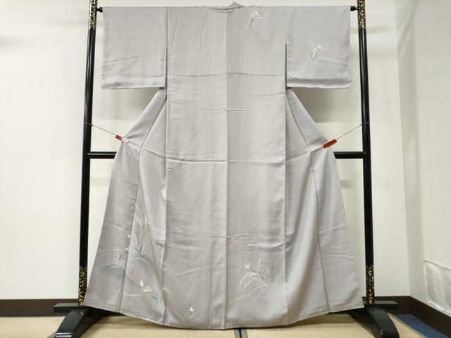 平和屋着物●訪問着 友禅 草花文 正絹 逸品 未使用 CABI2318yc