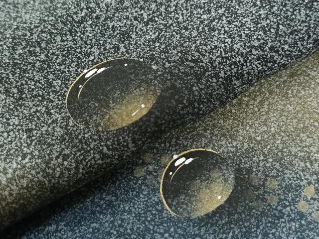 平和屋着物●染色作家 青木龍雲 訪問着 水玉 たたき染め 正絹 逸品 CABI2337yc