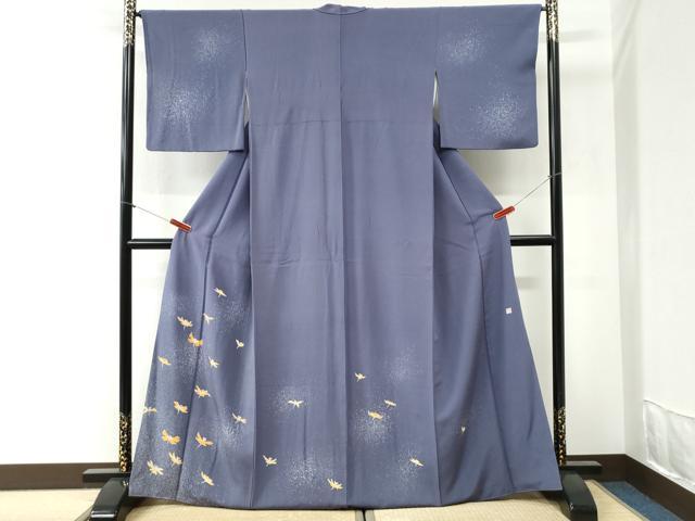 平和屋着物●新匠工芸士会会員 吉田匡廣 訪問着 舞花文 正絹 逸品 CABI2341yc