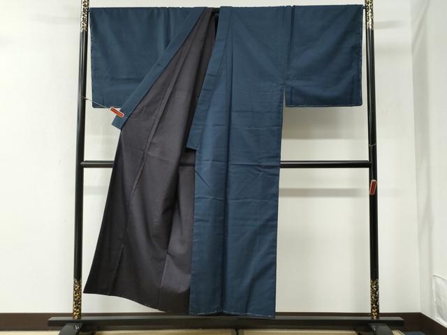 平和屋着物●男性 紬 アンサンブル 100亀甲 総詰め キングサイズ 正絹 逸品 未使用 CABI2346yc