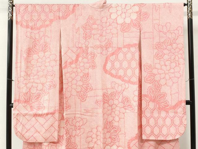 平和屋着物●豪華振袖 総絞り 亀甲草花文 正絹 逸品 CABI2370yc