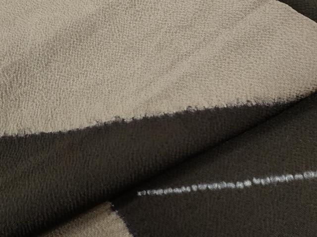 平和屋着物●上質な小紋 絞り 吉祥文 鬼しぼ縮緬 正絹 逸品 CABI2387yc