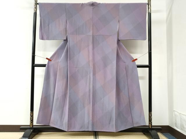 平和屋着物●上質な小紋 吉祥文 鬼しぼ縮緬 正絹 逸品 CABI2397yc