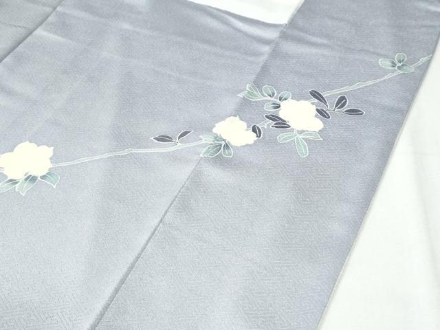 平和屋着物●訪問着 刺繍 枝花文 暈し染め 金彩 正絹 逸品 CABI2404yc