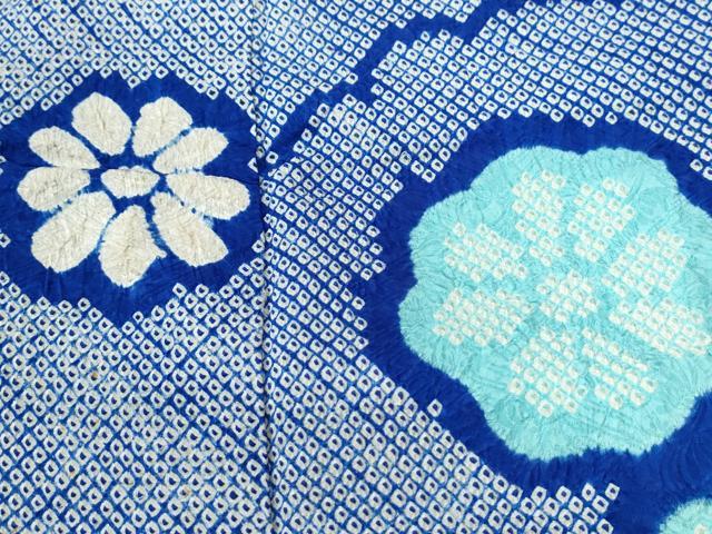 平和屋着物●豪華振袖 総絞り 雲重ね舞花文 正絹 逸品 CABI2430yc