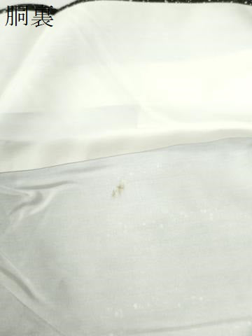 平和屋着物●色留訪問着 たたき染め 黒地 正絹 逸品 CABI2439yc