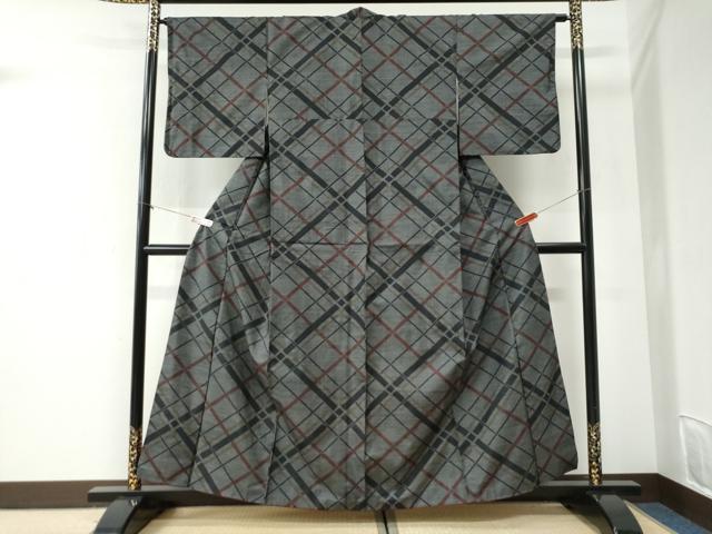 平和屋着物●本場大島紬 7マルキ 吉祥文 正絹 逸品 CABI2445yc