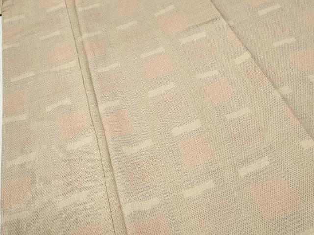 平和屋着物●本塩沢 色紙吉祥文 正絹 逸品 CABI2448yc